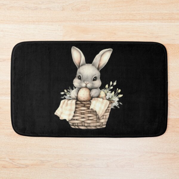Item preview, Cute Bunny in Easter Basket designed and sold by sreabby.