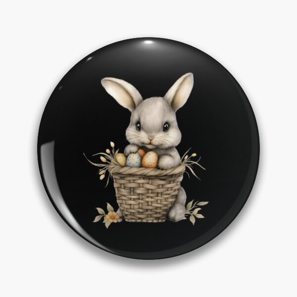 Item preview, Cute Bunny with Easter Eggs designed and sold by sreabby.