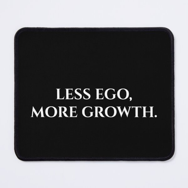 Item preview, Less Ego. More Growth. | Minimalist Motivational Typography Quote designed and sold by MagicArtzz.