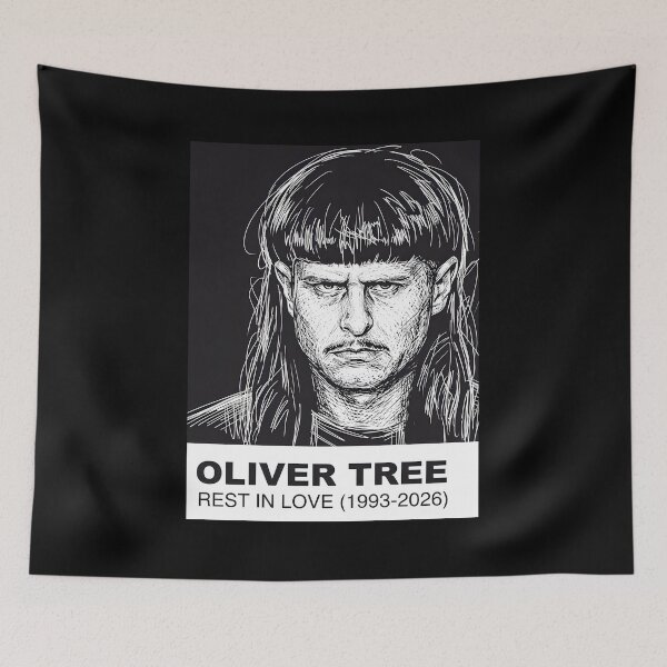 Item preview, Oliver tree scribel designed and sold by postermetal.