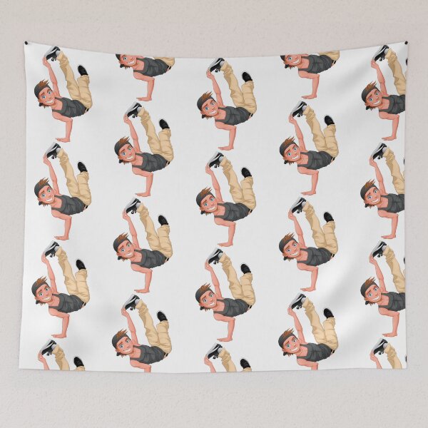 Item preview, Cartoon Gay Guy Dancing On His Hand designed and sold by Pricityy.