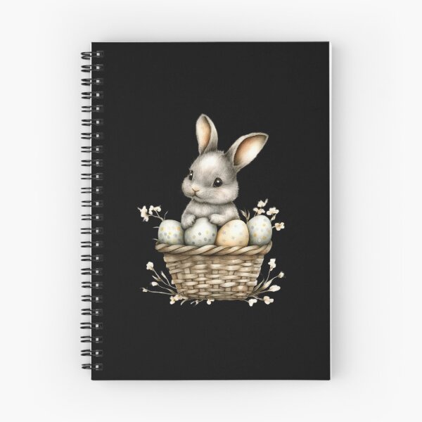 Item preview, Cute Bunny in a Basket designed and sold by sreabby.