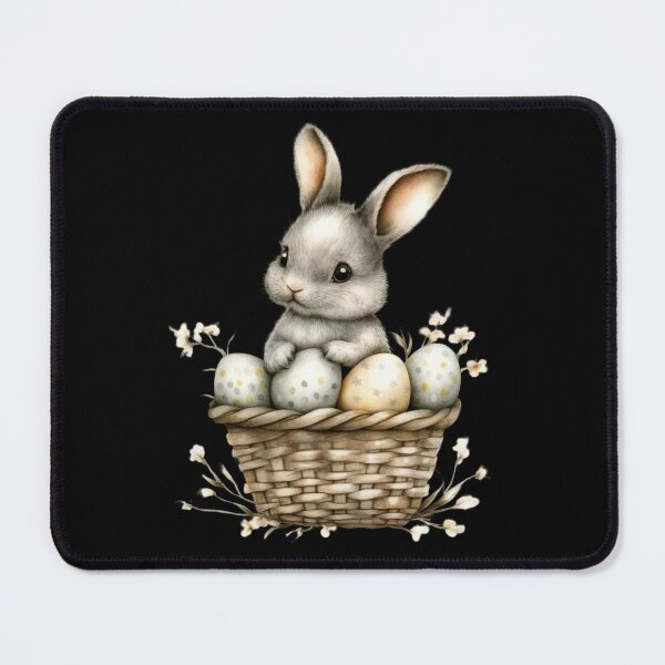 Item preview, Cute Bunny in a Basket designed and sold by sreabby.