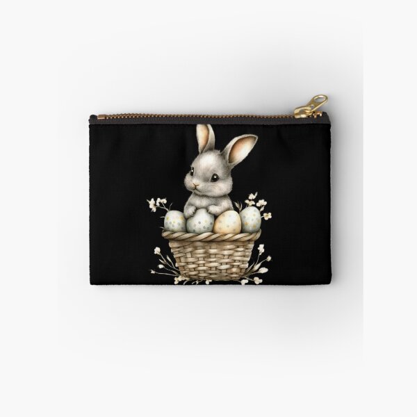 Item preview, Cute Bunny in a Basket designed and sold by sreabby.