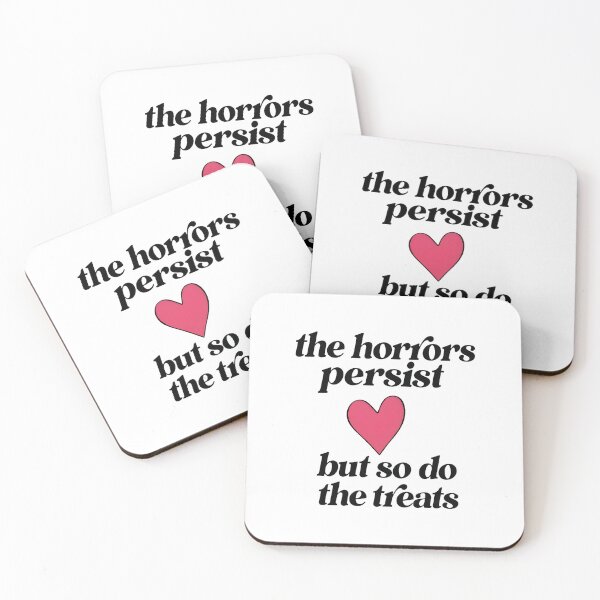 Item preview, Cat The Horrors Persist But So Do The Treats Graphic designed and sold by SoyLamderma.