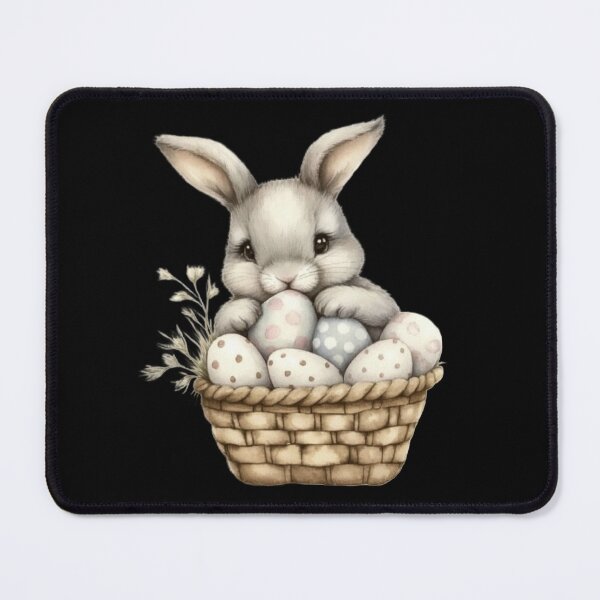 Item preview, Cute Bunny in a Basket designed and sold by sreabby.