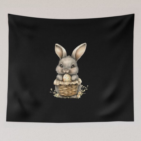 Item preview, Copy of Cute Bunny in a Basket designed and sold by sreabby.