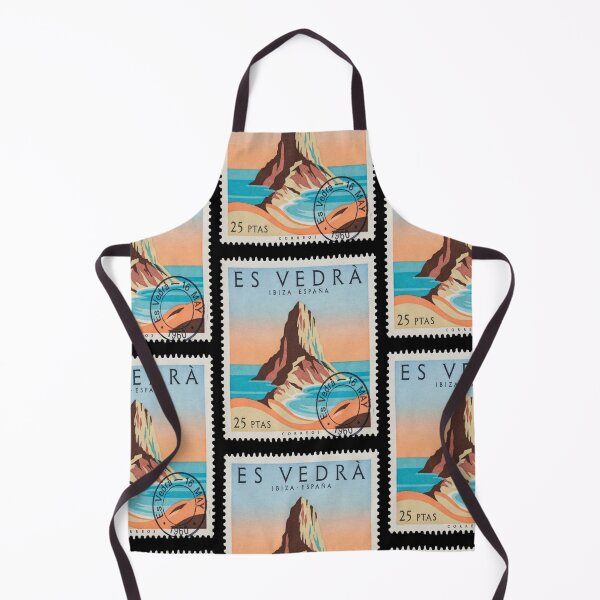 Item preview, Es Vedrà Ibiza Mediterranean Rock Island Stamp Sticker designed and sold by stickercuffs.