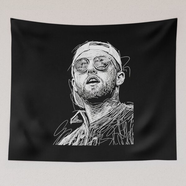 Item preview, Mac miller scribel art designed and sold by postermetal.