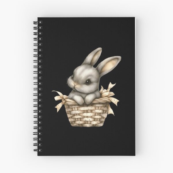 Item preview, Adorable Bunny in Woven Basket designed and sold by sreabby.
