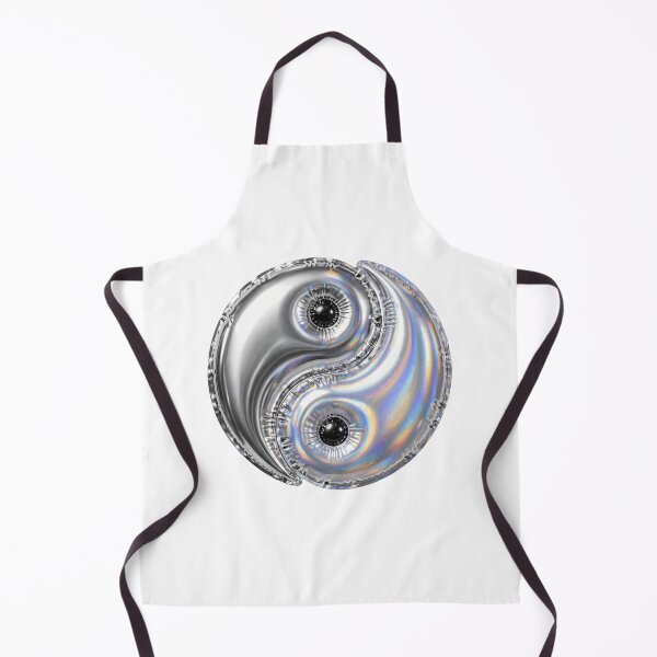 Item preview, Puffy Chrome Balloon Yin Yang Symbol designed and sold by Teeny Quities.