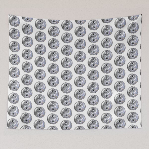 Item preview, Puffy Chrome Balloon Yin Yang Symbol designed and sold by Teeny Quities.