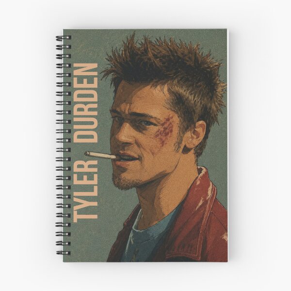 Item preview, Fight Club Tyler Durden Smoking Portrait designed and sold by Vicky021.
