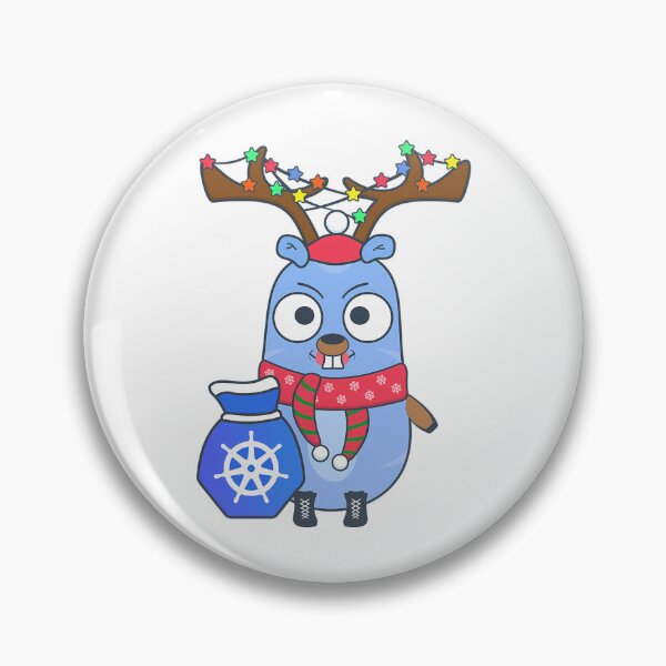 Item preview, Golang Gopher And Kubernetes designed and sold by AmericanCustom.