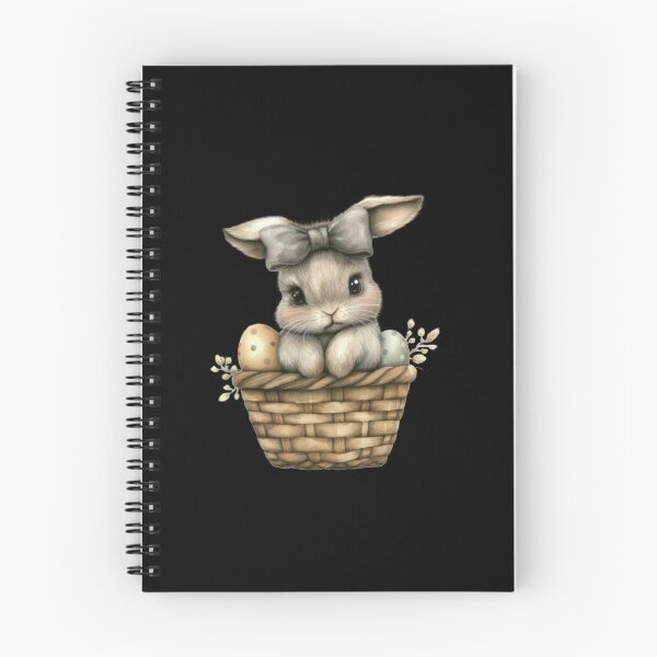 Item preview, Cute Bunny in a Basket designed and sold by sreabby.