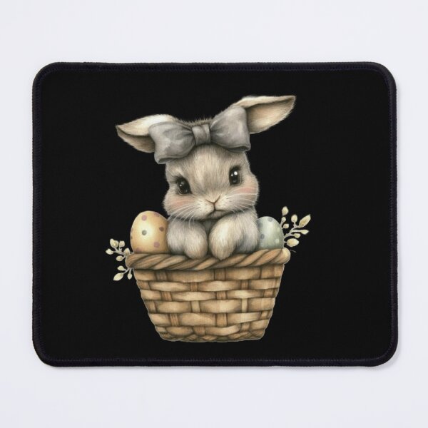 Item preview, Cute Bunny in a Basket designed and sold by sreabby.
