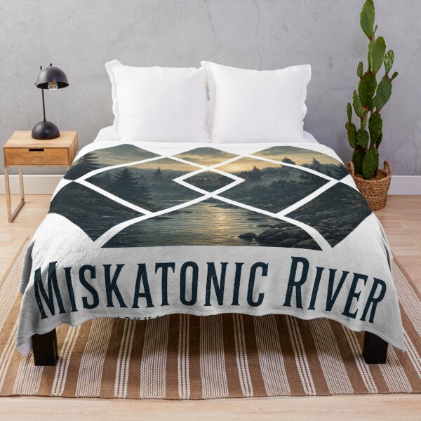Item preview, Miskatonic River Arkham Massachusetts Vintage Gothic Landscape designed and sold by Extravanganzza.