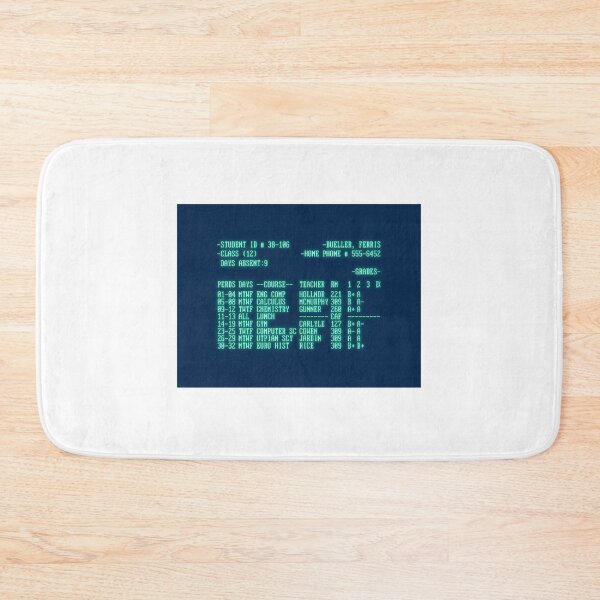 Item preview, Ferris Bueller School Record designed and sold by MESCLOTHIING.