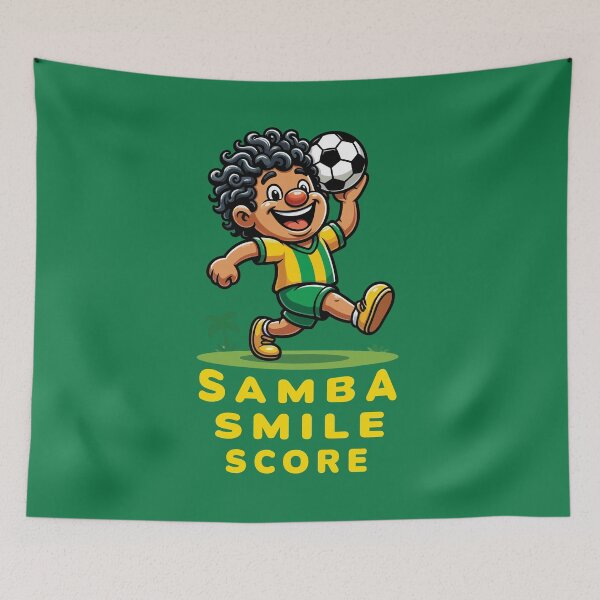 Item preview, Samba Smile Score - Brazil Football Fan designed and sold by Scaryzz.