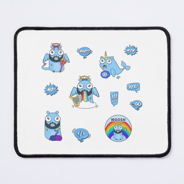 Item preview, Golang Gopher Ghost And Kubernetes Set designed and sold by AmericanCustom.