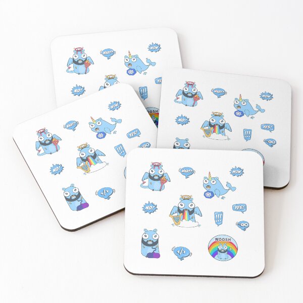 Item preview, Golang Gopher Ghost And Kubernetes Set designed and sold by AmericanCustom.