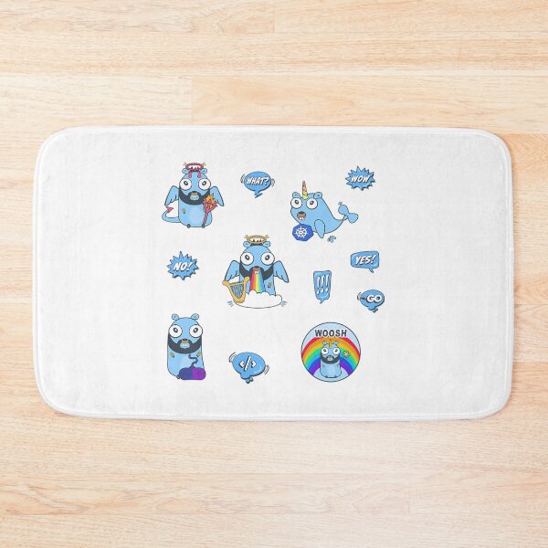 Item preview, Golang Gopher Ghost And Kubernetes Set designed and sold by AmericanCustom.