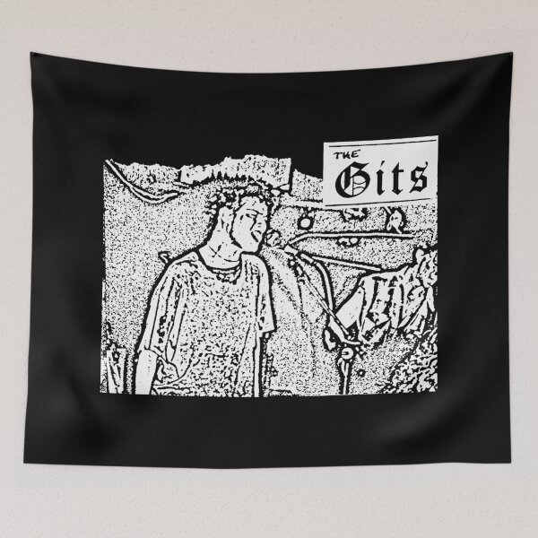 Item preview, White Threshold Punk Rock Band designed and sold by MosiqueUnique.