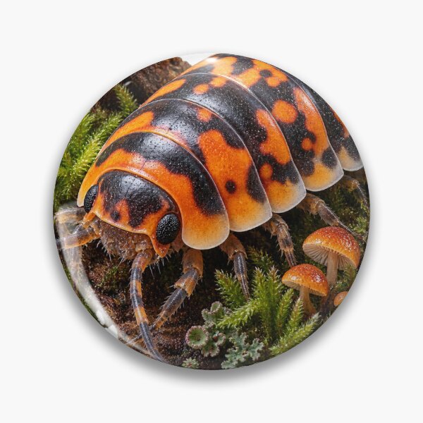 Item preview, Clown Isopod Goblincore Mushroom Moss Art designed and sold by Helt-enkelt.