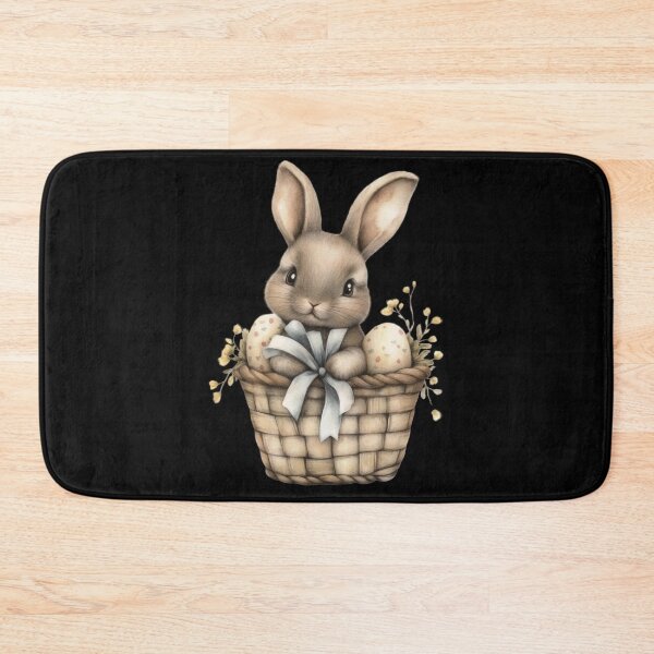 Item preview, Cute Bunny in Basket designed and sold by sreabby.