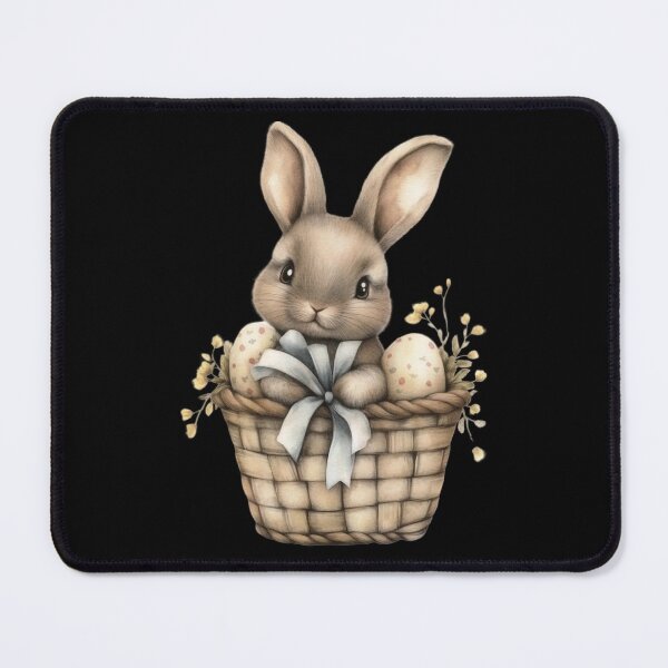 Item preview, Cute Bunny in Basket designed and sold by sreabby.