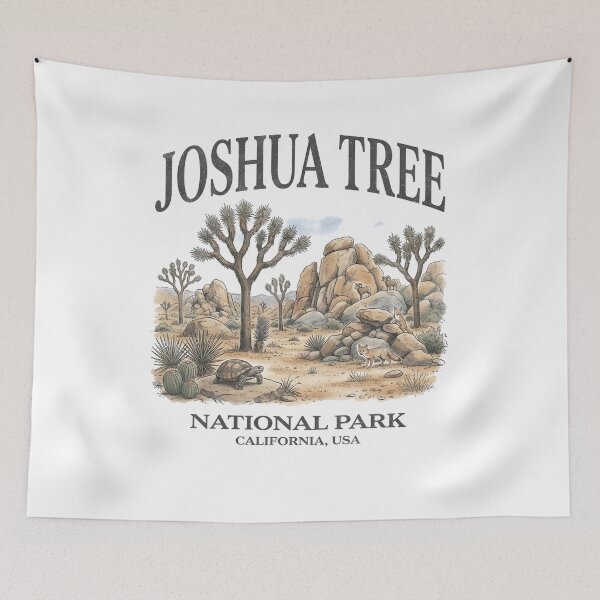 Item preview, Joshua Tree National Park Shirt, Vintage California Desert Graphic Tee, Mountain Cactus Wilderness Travel Gift designed and sold by Blebaylem.