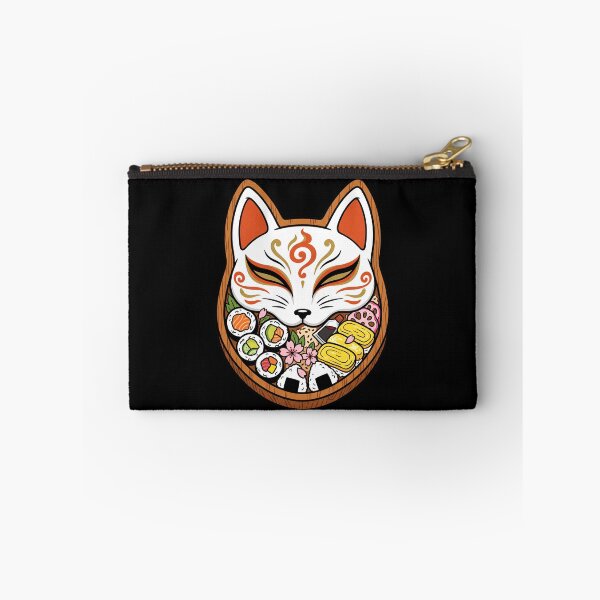 Item preview, Japanese Kitsune Fox Mask Sushi Bento Box Cute Food Art Aesthetic designed and sold by mood-draftsman.