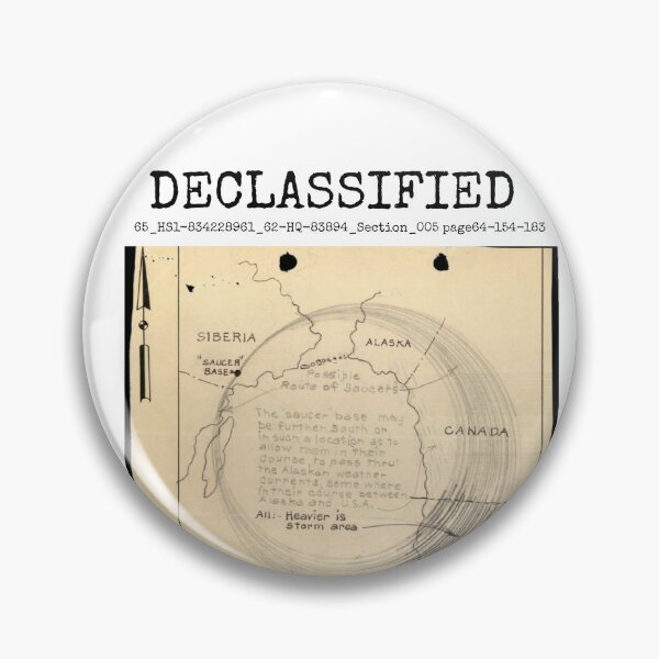 Item preview, UFO DECLASSIFIED 65_HS1-834228961_62-HQ-83894_Section_005 page64-154-183 designed and sold by CG17s.