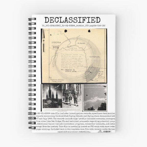 Item preview, UFO DECLASSIFIED 65_HS1-834228961_62-HQ-83894_Section_005 page64-154-183 designed and sold by CG17s.