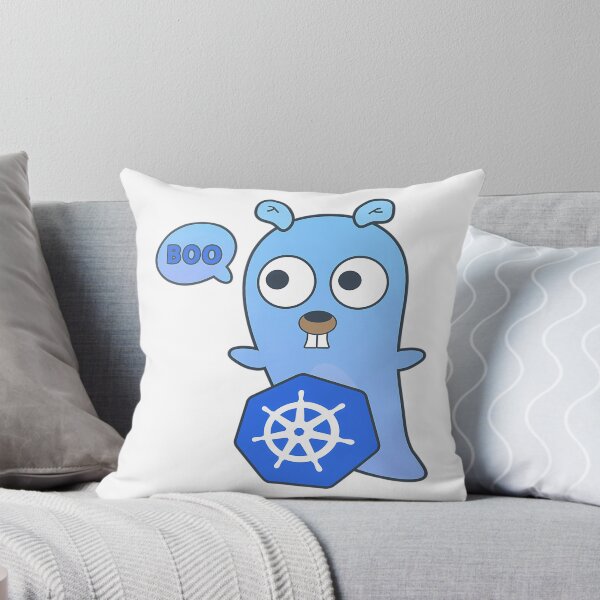 Aperçu de l'œuvre Golang Gopher Ghost et Kubernetes créée et vendue par AmericanCustom.