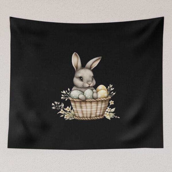Item preview, Rabbit with Decorative Eggs designed and sold by sreabby.