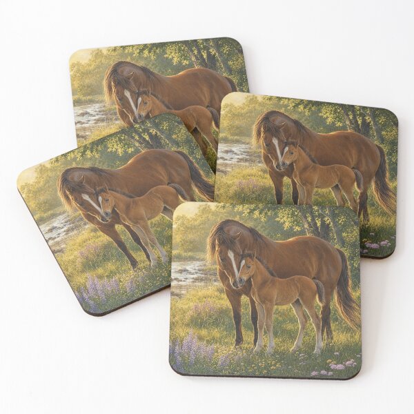 Item preview, Horse and Foal designed and sold by Artnovalty.redbubble.com.