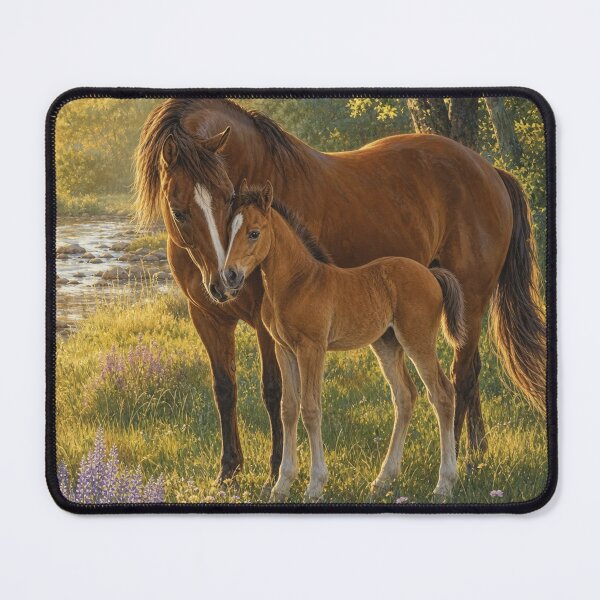 Item preview, Horse and Foal designed and sold by Artnovalty.redbubble.com.