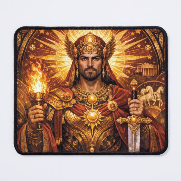 Item preview, Mithra – Persian God of Light Painting designed and sold by GalleryKauffeld.