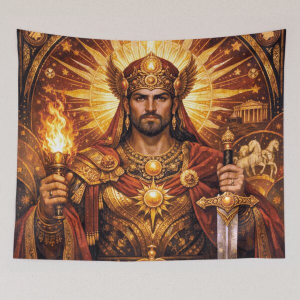Item preview, Mithra – Persian God of Light Painting designed and sold by GalleryKauffeld.