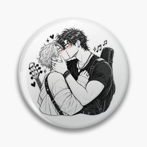 Item preview, Music Love — Kawaii Boys in Love designed and sold by sugargoataku.