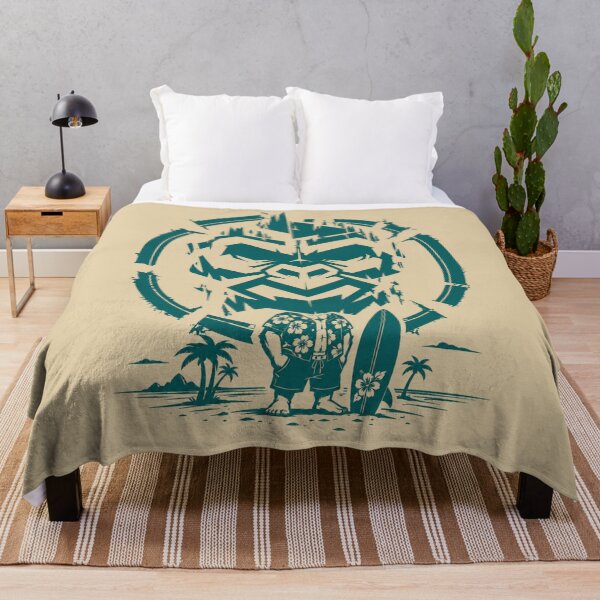 Item preview, Hawaiian Surf Gorilla - Tropical Beach Surfing Streetwear designed and sold by JonelCrafts.
