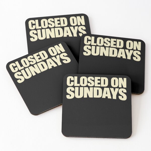 Item preview, Closed On Sundays  designed and sold by Parallel Label .