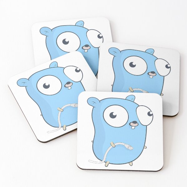Item preview, Golang Gopher Logo Network Side designed and sold by AmericanCustom.