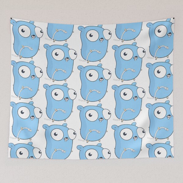 Item preview, Golang Gopher Logo Network Side designed and sold by AmericanCustom.