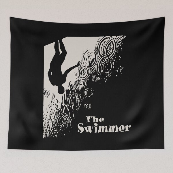 Item preview, The Swimmer Burt Lancaster Water Reflection designed and sold by LapinMagnetik.