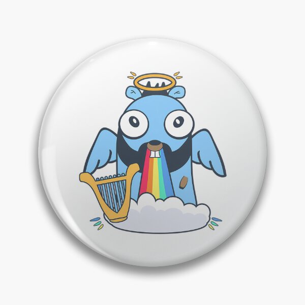 Item preview, Golang Gopher Like Angel designed and sold by AmericanCustom.