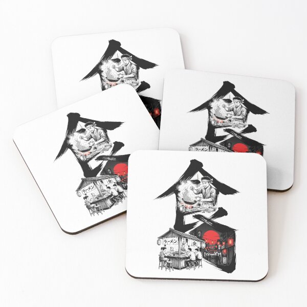 Item preview, Japanese Ramen Chef Food Stall Night Market Kanji Manga Aesthetic designed and sold by mood-draftsman.