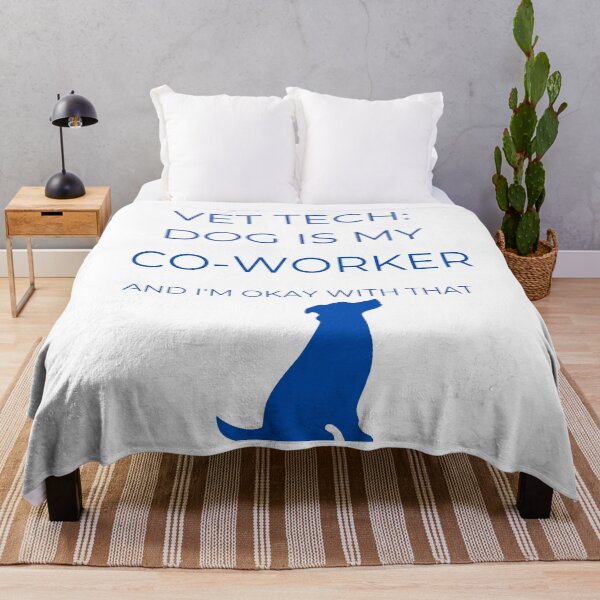 Item preview, Dog Is My Co-Worker and I'm Okay With That Funny Vet designed and sold by Zyvora-merch.