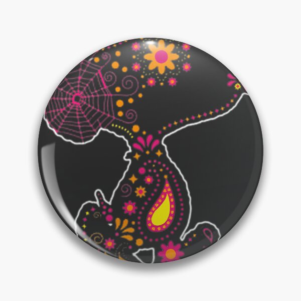 Item preview, Vibrant Mexican Folk Art Snoopy – Colorful Day Of The Dead Illustration For Shirts, Stickers & Home Décor | Limited Edition designed and sold by Evermore20.